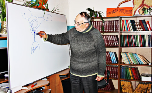 А.С. Попов на презентации